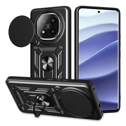 Coque pour Xiaomi Redmi Note 14 Pro+ 5G, Techsuit, CamShield, Noire