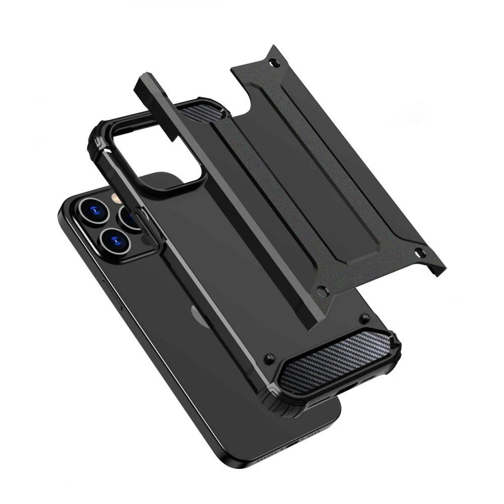 Coque pour Xiaomi Redmi Note 14 Pro+ 5G, Techsuit, Hybrid Armor, Noire