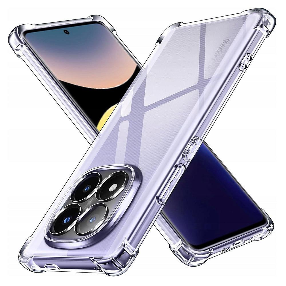 Coque pour Xiaomi Redmi Note 14 Pro+ 5G, Techsuit, Antichoc Claire, Transparente