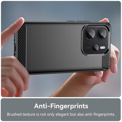 Coque pour Xiaomi Redmi Note 14S, Techsuit, Carbone, Noire