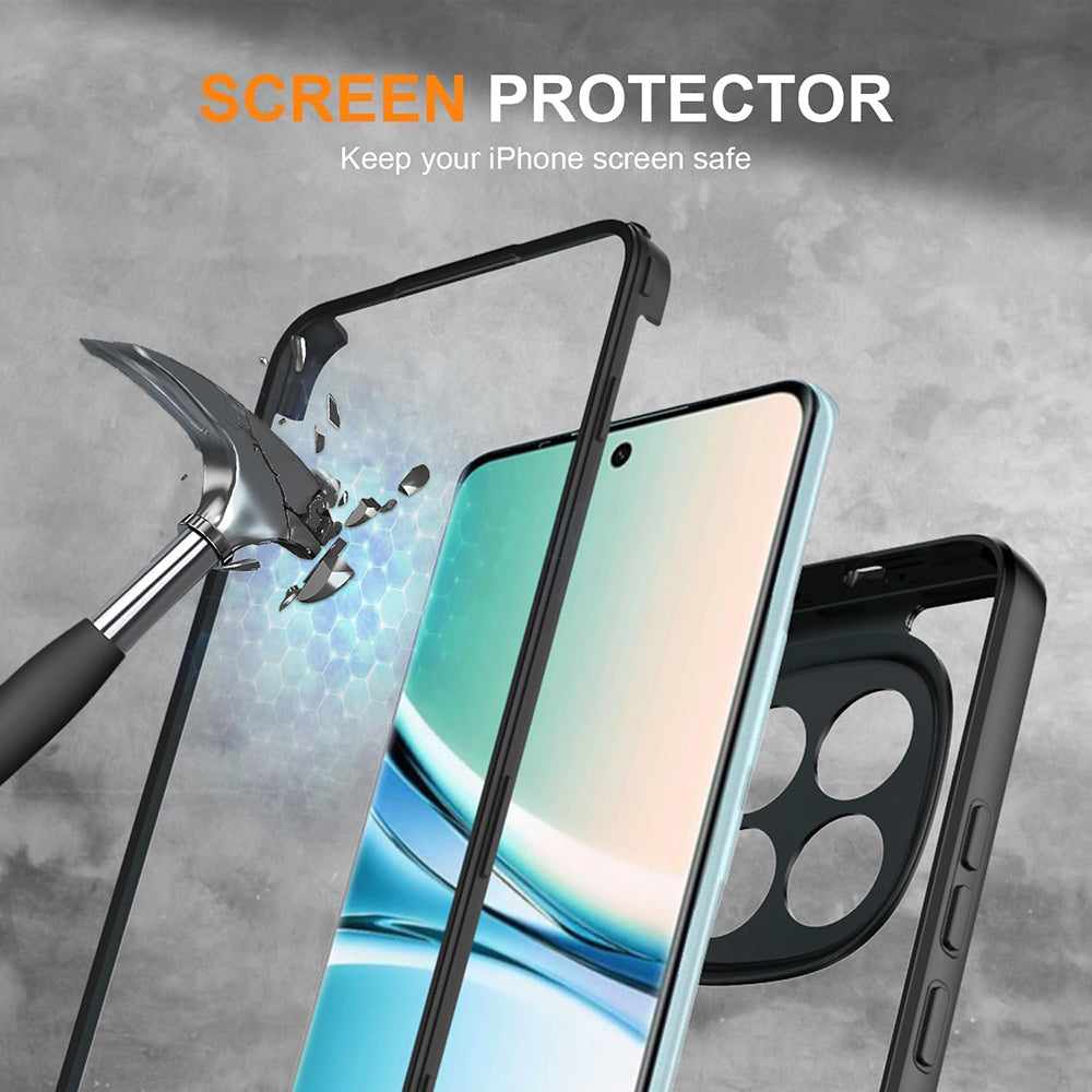 Étui pour Xiaomi Redmi Note 15 4G, Techsuit, ColorVerse 360, Noir