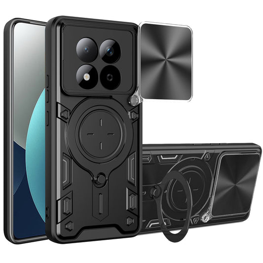 Étui pour Xiaomi Redmi Note 15 Pro 4G, Techsuit, CamGuard Pro, Noir