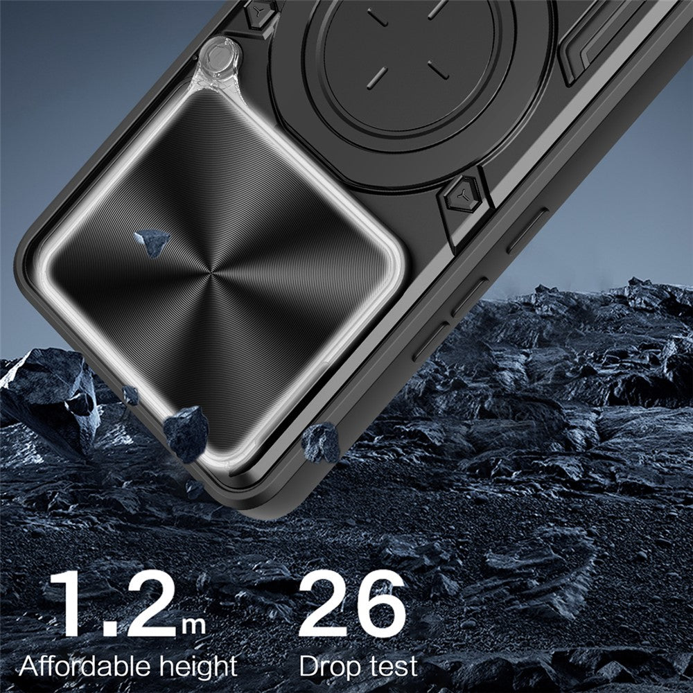 Étui pour Xiaomi Redmi Note 15 Pro 4G, Techsuit, CamGuard Pro, Noir