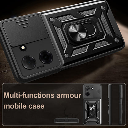 Étui pour Xiaomi Redmi Note 15 Pro 4G, Techsuit, CamShield, Noir