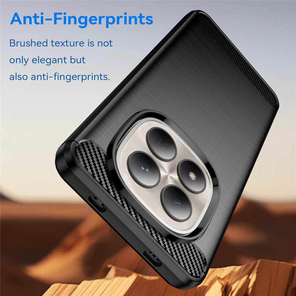 Étui pour Xiaomi Redmi Note 15 Pro 4G, Techsuit, Carbone, Noir