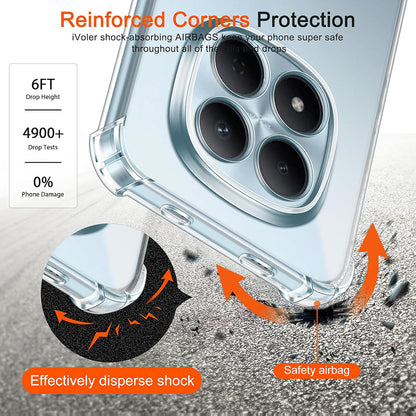 Étui pour Xiaomi Redmi Note 15 Pro 4G, Techsuit, Shockproof Clear, Transparent