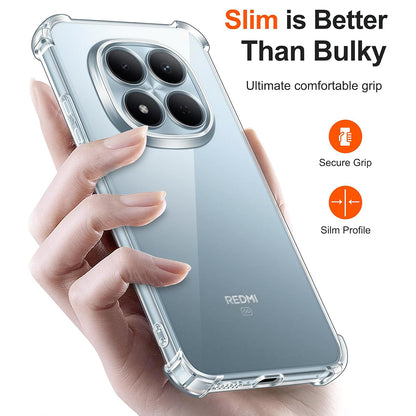 Étui pour Xiaomi Redmi Note 15 Pro 4G, Techsuit, Shockproof Clear, Transparent