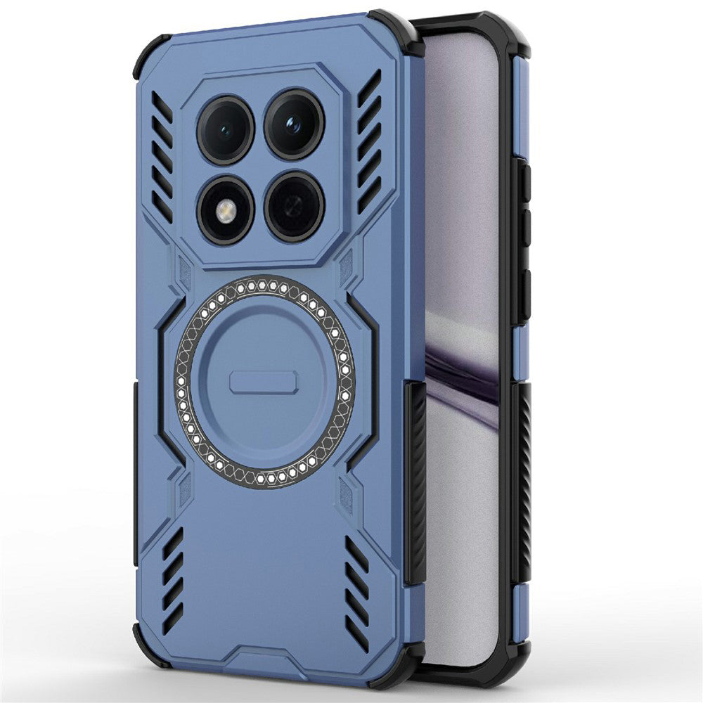 Étui MagSafe pour Xiaomi Redmi Note 15 Pro 5G, Techsuit, ArmorMag, Bleu