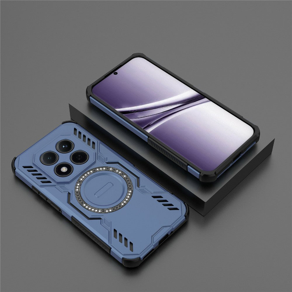 Étui MagSafe pour Xiaomi Redmi Note 15 Pro 5G, Techsuit, ArmorMag, Bleu