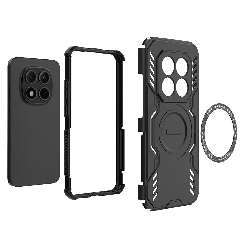 Étui MagSafe pour Xiaomi Redmi Note 15 Pro 5G, Techsuit, ArmorMag, Bleu
