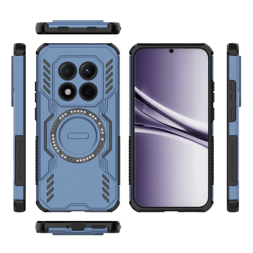Étui MagSafe pour Xiaomi Redmi Note 15 Pro 5G, Techsuit, ArmorMag, Bleu