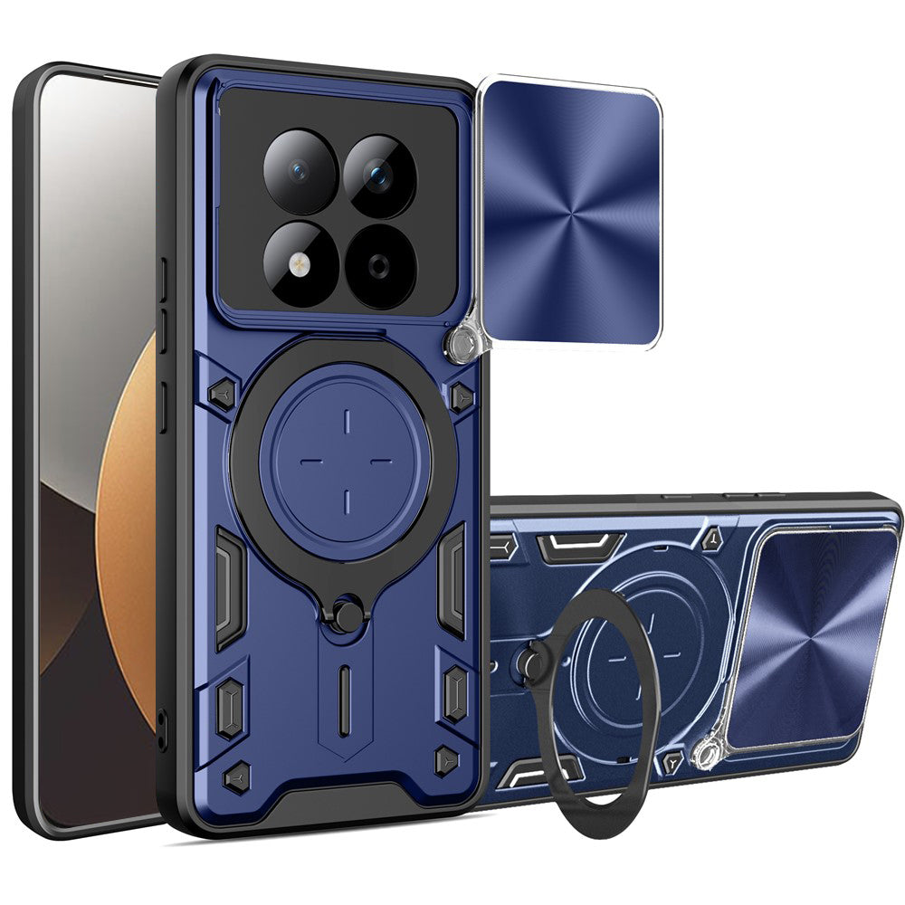 Étui pour Xiaomi Redmi Note 15 Pro 5G, Techsuit, CamGuard Pro, Bleu