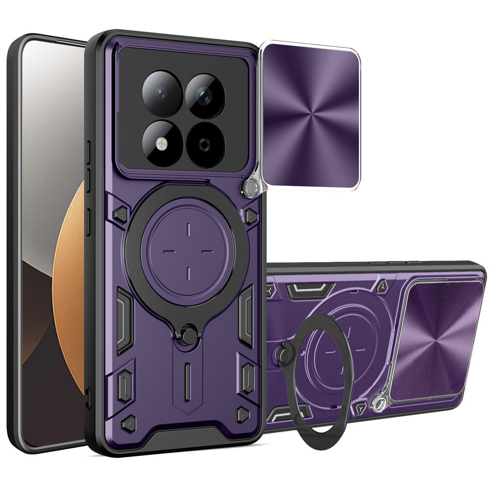 Étui pour Xiaomi Redmi Note 15 Pro 5G, Techsuit, CamGuard Pro, Violet