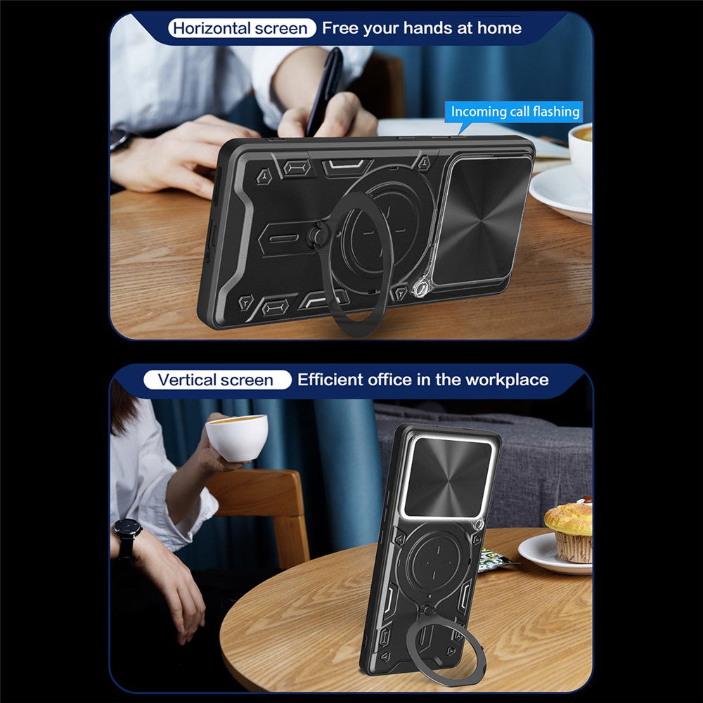 Étui pour Xiaomi Redmi Note 15 Pro 5G, Techsuit, CamGuard Pro, Noir