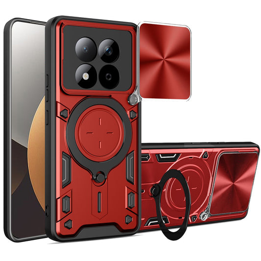 Étui pour Xiaomi Redmi Note 15 Pro 5G, Techsuit, CamGuard Pro, Rouge