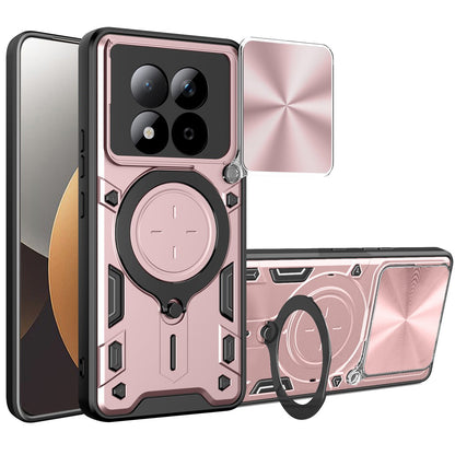 Étui pour Xiaomi Redmi Note 15 Pro 5G, Techsuit, CamGuard Pro, Rose Doré