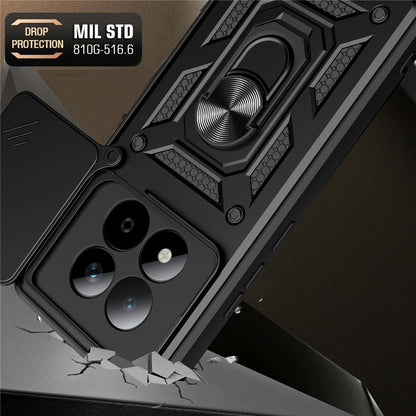 Case for Xiaomi Redmi Note 15 Pro 5G, Techsuit, CamShield, Black