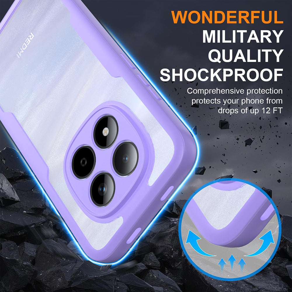 Étui pour Xiaomi Redmi Note 15 Pro 5G, Techsuit, ColorVerse 360, Violet