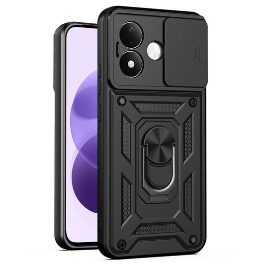 Case for Xiaomi Redmi Note 17 4G / Note 17 5G, Techsuit, CamShield, Black