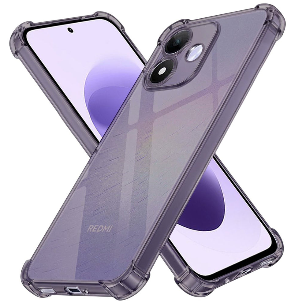 Coque pour Xiaomi Redmi Note 17 4G / Note 17 5G, Techsuit, Shockproof Clear, fumée
