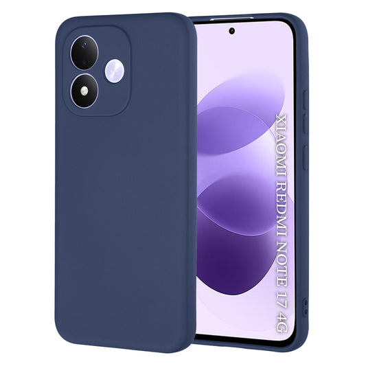 Coque pour Xiaomi Redmi Note 17 4G / Note 17 5G, Techsuit, SoftFlex, bleu marine