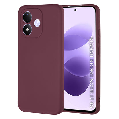 Coque pour Xiaomi Redmi Note 17 4G / Note 17 5G, Techsuit, SoftFlex, bordeaux
