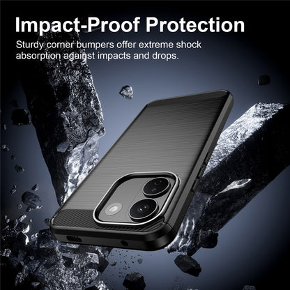 Coque pour Xiaomi Redmi Note 17 Pro Max, Techsuit, Carbone, Noire