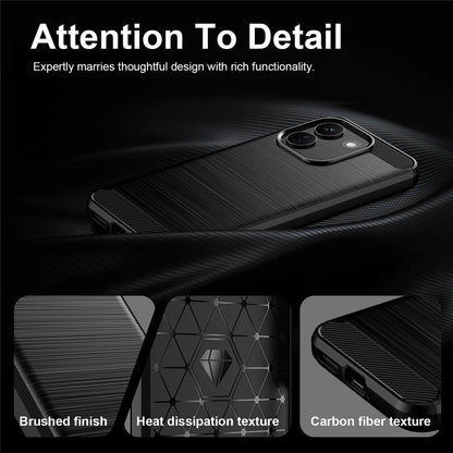 Coque pour Xiaomi Redmi Note 17 Pro Max, Techsuit, Carbone, Noire