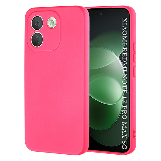 Coque pour Xiaomi Redmi Note 17 Pro Max, Techsuit, SoftFlex, rose foncé