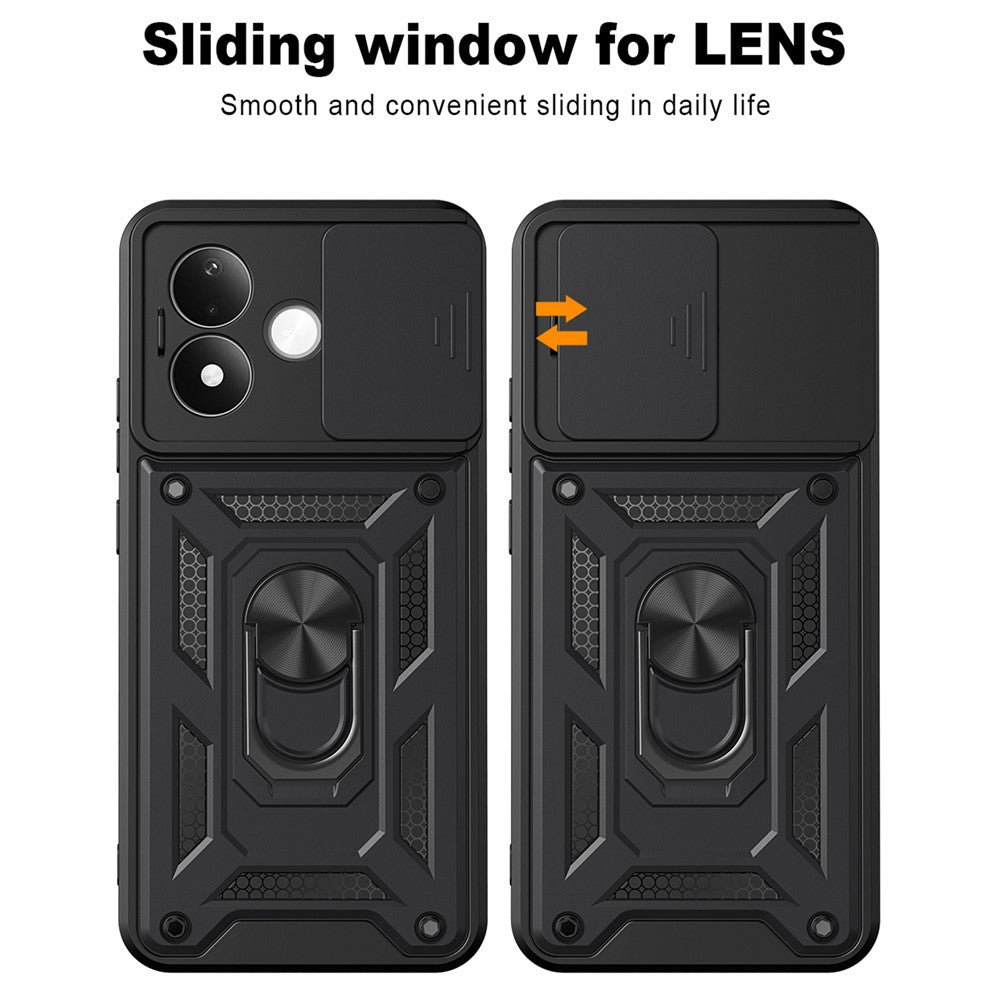 Coque pour Xiaomi Redmi Note 17 Pro, Techsuit, CamShield, noire