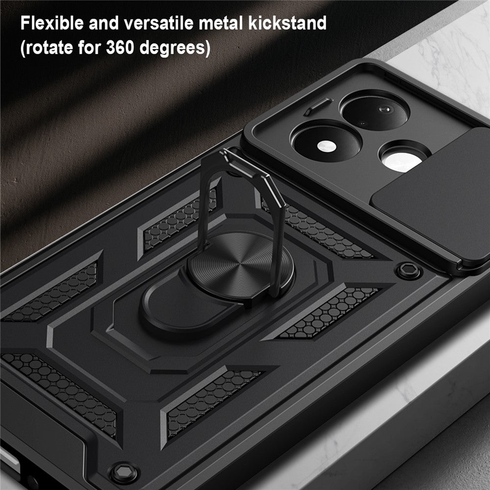 Coque pour Xiaomi Redmi Note 17 Pro, Techsuit, CamShield, noire