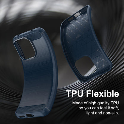 Case for Xiaomi Redmi Note 17 Pro, Techsuit, Carbon, Blue