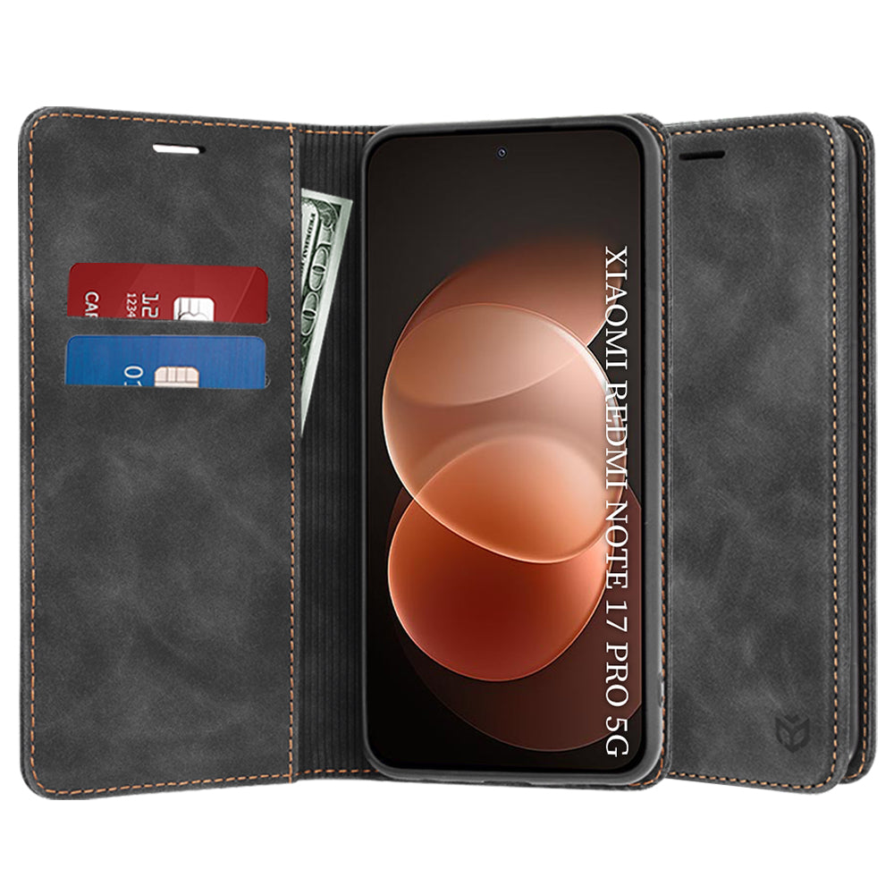 Étui pour Xiaomi Redmi Note 17 Pro, Techsuit, Confy, noir