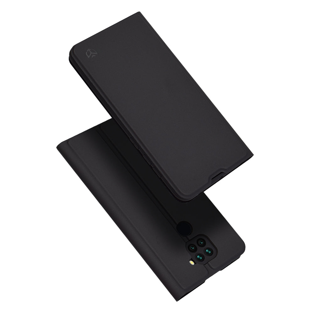 Case for Xiaomi Redmi Note 9 / 10X 4G, Techsuit, Magskin Book, Black