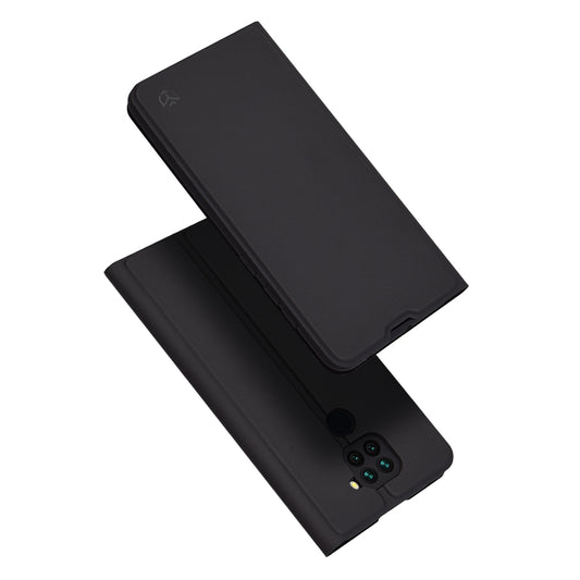 Coque pour Xiaomi Redmi Note 9 / 10X 4G, Techsuit, Magskin Book, Noire