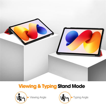 Étui pour Xiaomi Redmi Pad 2 Pro, Techsuit, FoldPro, Rouge