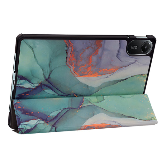 Coque pour Xiaomi Redmi Pad 2, Techsuit, FoldPro Green Time, Multicolore