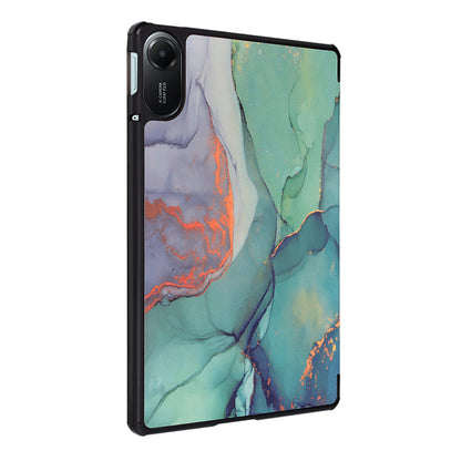 Coque pour Xiaomi Redmi Pad 2, Techsuit, FoldPro Green Time, Multicolore