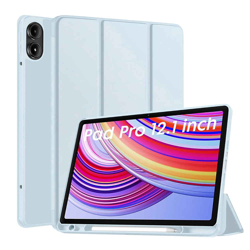 Housse pour Xiaomi Redmi Pad Pro / Pad / Pad Pro 5G, Techsuit, Flex Trifold, Bleu