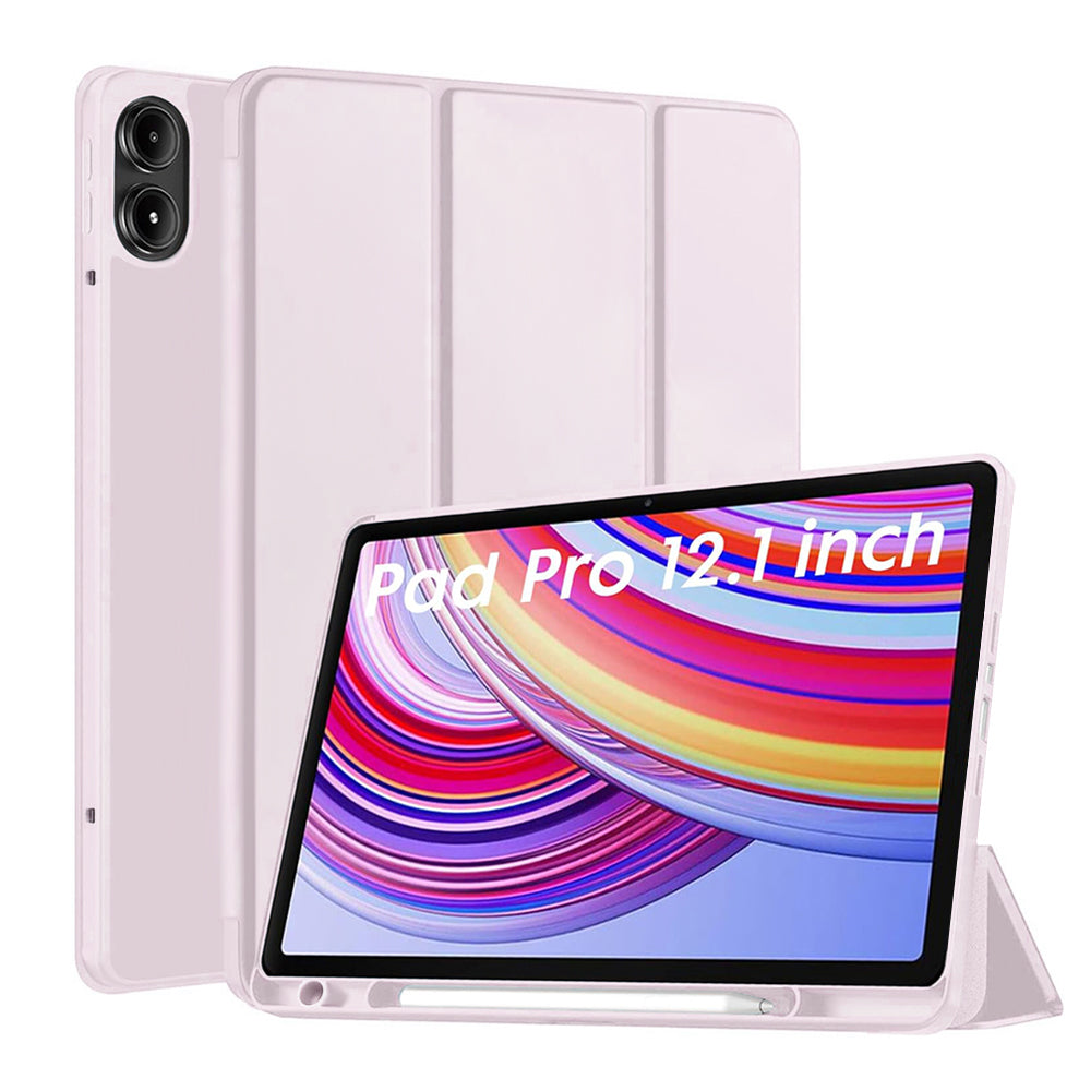 Housse pour Xiaomi Redmi Pad Pro / Pad / Pad Pro 5G, Techsuit, Flex Trifold, Rose