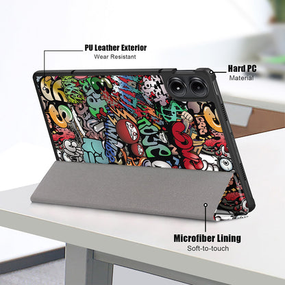 Coque pour Xiaomi Redmi Pad Pro / Pad / Pad Pro 5G, Techsuit, FoldPro Urban Vibe, Multicolore