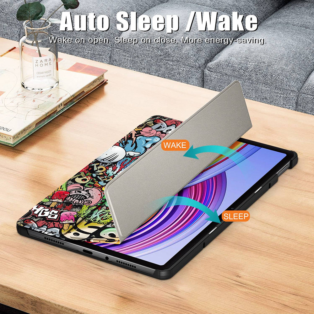 Coque pour Xiaomi Redmi Pad Pro / Pad / Pad Pro 5G, Techsuit, FoldPro Urban Vibe, Multicolore