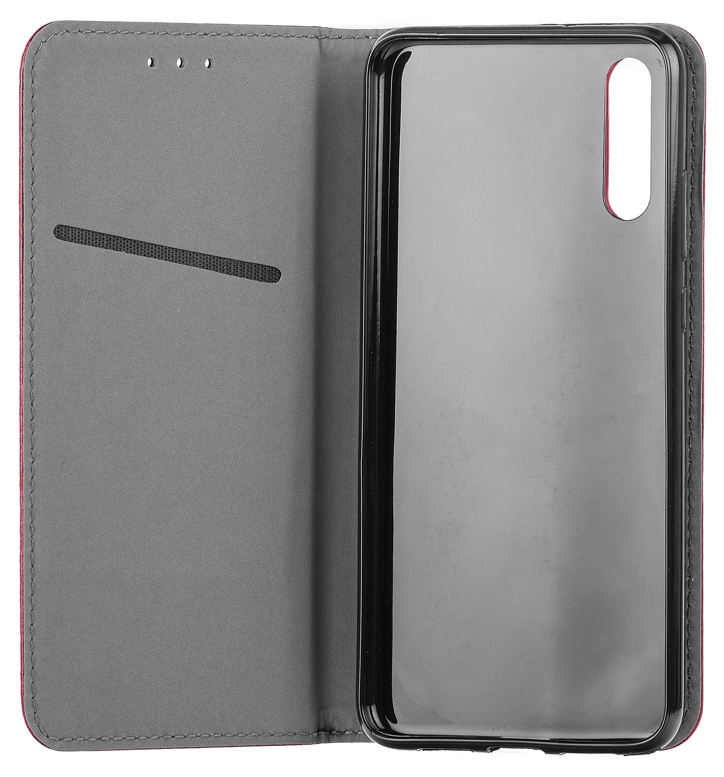 Coque pour Samsung Galaxy A20e A202, OEM, Smart Magnetic, Bordeaux