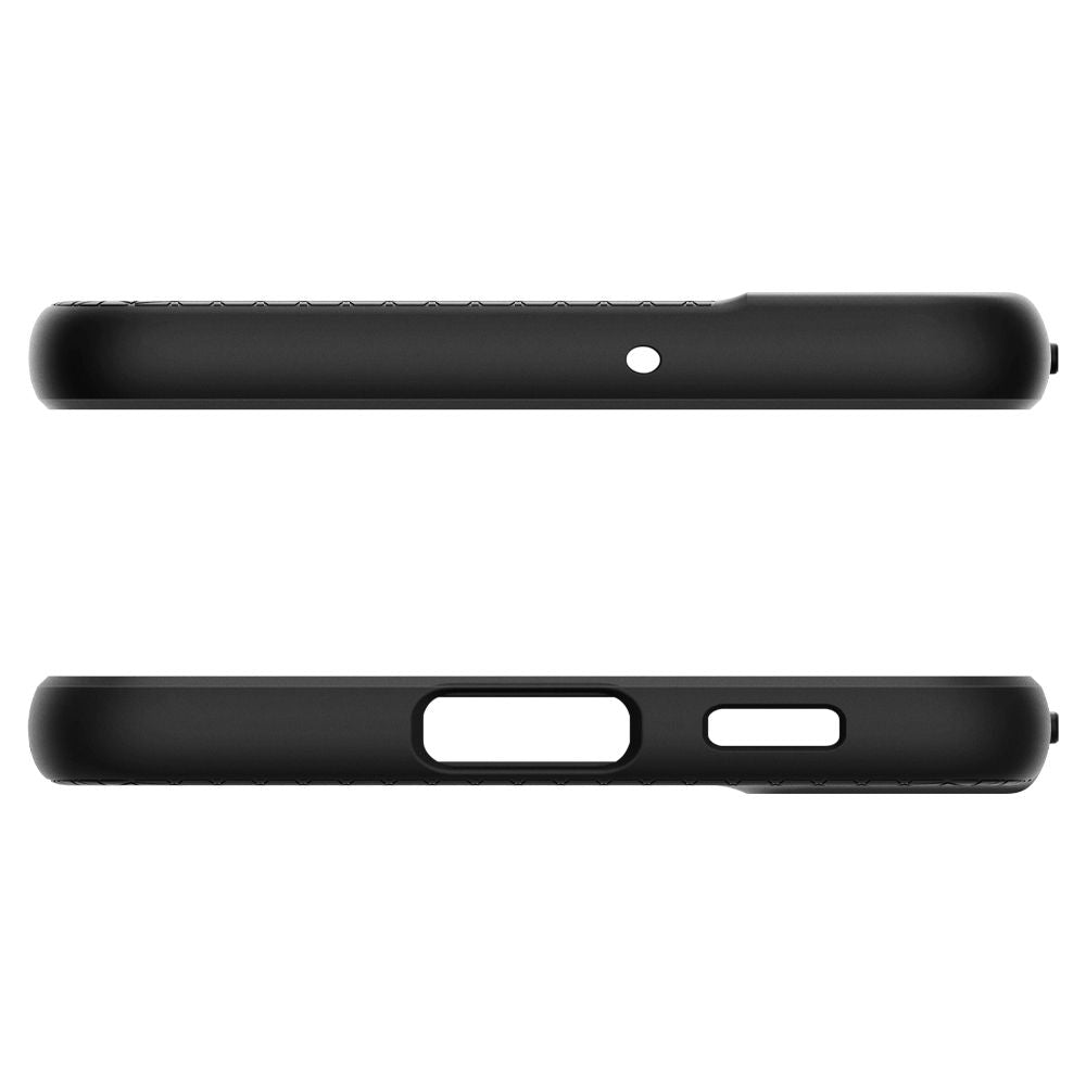 Etui pour Samsung Galaxy S22 5G S901, Spigen, Liquid Air, Noir ACS03987