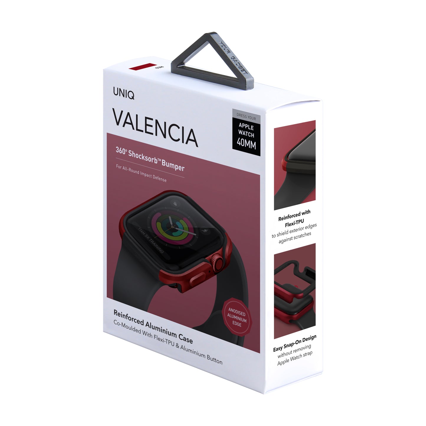 Étui UNIQ Valencia pour Apple Watch 40mm Series, rose