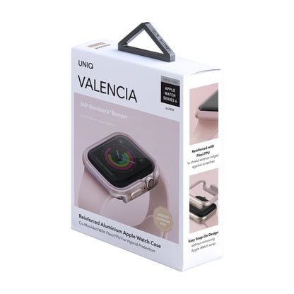 Étui UNIQ Valencia pour Apple Watch 44mm, rose