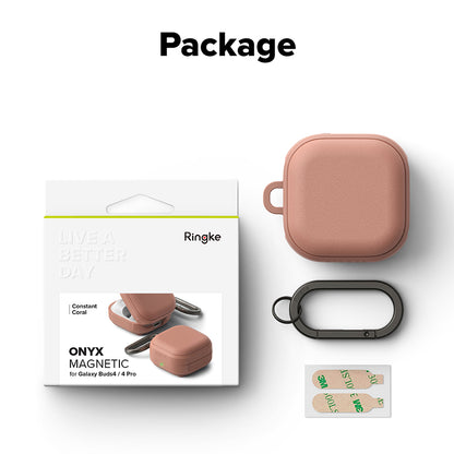 Étui Ringke Onyx Magnétique pour Samsung Galaxy Buds4 Pro, Bronze