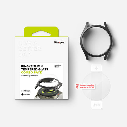 Coque Ringke Slim pour Samsung Galaxy Watch7 44mm, Gris