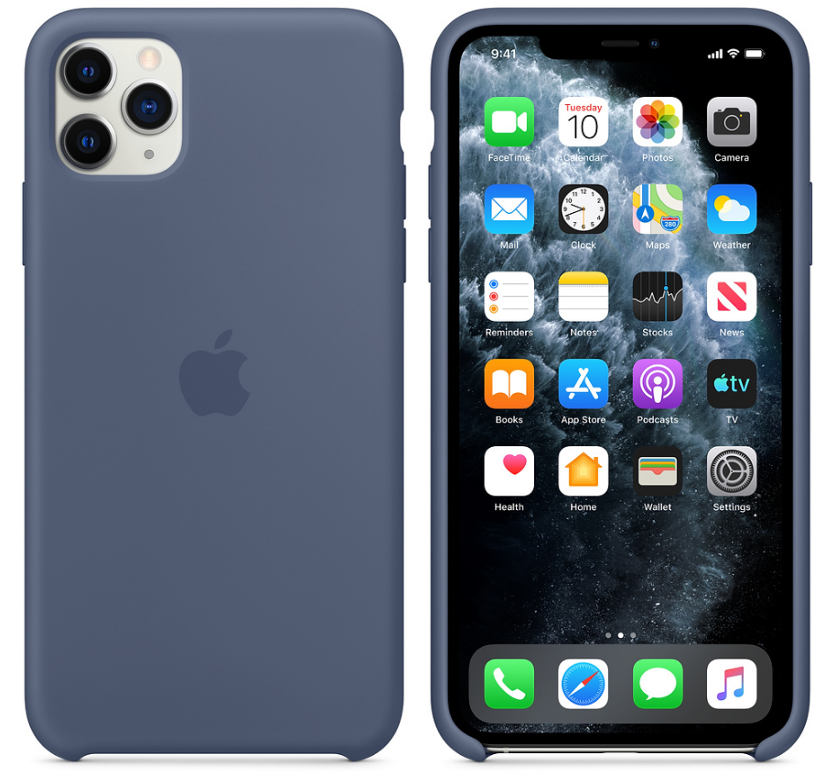 Coque pour Apple iPhone 11 Pro Max, Bleu MX032ZM/A