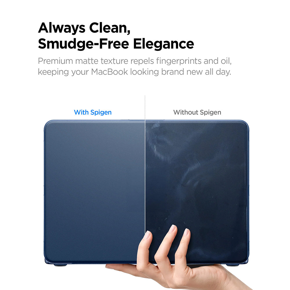 Coque Spigen Airskin pour Apple MacBook Neo 13 pouces, Indigo Satiné ACS11814